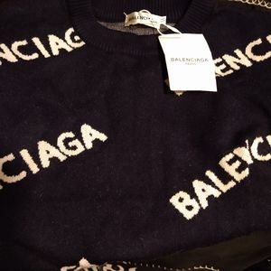 Balenciaga black sweater